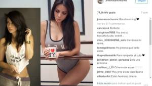 La presentadora mexicana Jimena Sánchez acapara la atención de todos con sus fotos en Instagram.