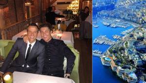 Cristiano subió esta foto en su cuenta de Instagram junto a su agente, quizá celebrado el último gran negocio.