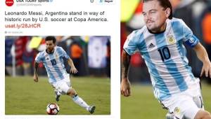 El USA Today le colocó como nombre Leonardo a Messi cuando es Lionel.