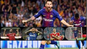 Lionel Messi, Mauro Icardi, Mohamed Salah, Edinson Cavani y Robert Lewandowski fueron los máximos goleadores de Europa.
