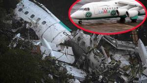 Autoridades de Colombia han brindado imágenes de como ha quedado el avión que trasladaba al club Chapecoense.