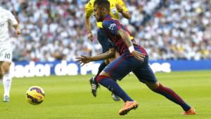 Neymar anotó el primer gol del clásico entre Real Madrid y Barcelona. (Foto: EFE).