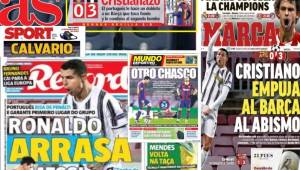 Te presentamos las mejores portadas de los diarios del mundo sobre la victoria de Cristiano Ronaldo donde se rinden al portugués.