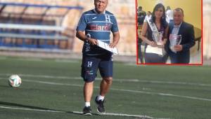 Carlos Tábora, entrenador de la Sub-20 de Honduras.