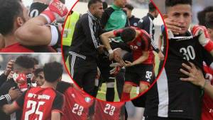 El portero de un club de Irak rompió a llorar al final del partido, sus compañeros no sabían la dura noticia.
