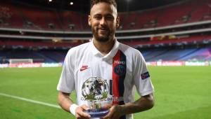 Neymar fue galardonado como el MVP del partido ante el Atalanta en la Champions League.