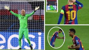 Aquí te dejamos lo mejor de la jornada de la Champions League. El show de Keylor Navas, la reverencia de Ansu Fati y el agarrón a Messi.