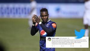 Rubilio Castillo usó sus redes sociales para responderle a sus críticos por sus comentario sobre su salida del Motagua.