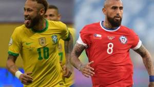 Brasil y Chile son el plato fuerte de los cuartos de final de la Copa América 2021.