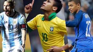Las estrellas actuales como Messi y Cristiano Ronaldo, ya no estarían para este torneo, pero sí otras como Neymar y jóvenes que vienen saliendo como Mbappe.