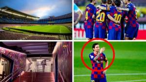 Barcelona venció 2-0 al Leganés y Messi se robó las miradas con su nuevo festejo. Además te mostramos cómo lució el Camp Nou en tiempos de coronavirus.