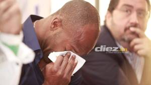 Así de triste se puso David Suazo al anunciar su retiro del fútbol profesional debido a las lesiones.