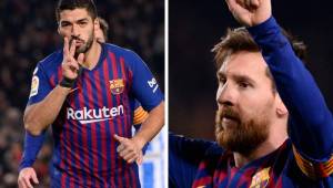 Luis Suárez y Lionel Messi a todo vapor por el liderato de goleo en España.