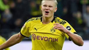 Erling Haland vive un buen momento con el Borussia Dortmund de Alemania.