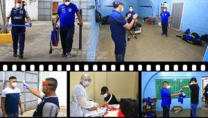 La Selección Sub-20 de Honduras comenzó este lunes con las pruebas de bioseguridad en los jugadores, las que fueron muy extremas para poder dar inicio a la reanudación de los entrenamientos. Un médico estuvo verificando todos los detalles.