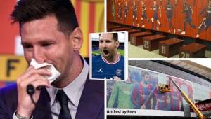 Lionel Messi prepara su nueva aventura con el PSG, el argentino ya se olvidó del Barcelona, pero han revelado un trofeo que dejó en el Camp Nou en su última visita.