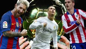 Lionel Messi, Cristiano Ronaldo y Antoine Griezmann fueron los tres mejores del mundo en 2016; según France Football.