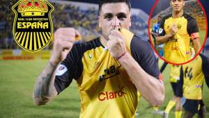 El delantero Ramiro Rocca es el goleador de los aurinegros en el torneo con 11 anotaciones y Devron García le ha dado solidez a la defensiva. Fotos DIEZ