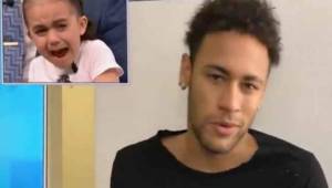 Neymar sorprendió a la pequeña Ariana en el programa de televisión de Steve Harvey.