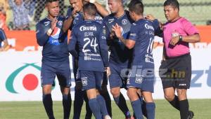 Con goles de Juan Pablo Montes y Marco Tulio Vega, Motagua le gana con comodidad a Real Sociedad en Comayagua.