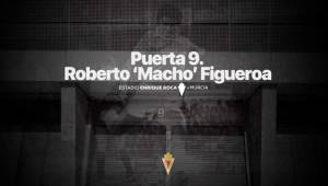 El nombre del 'Macho' Figueroa estará por siempre en el estadio del Real Murcia.