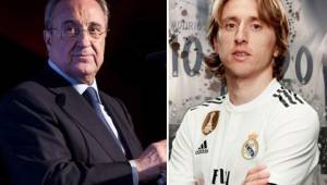 Florentino Pérez afirmó que quien quiera a Módric deberá pagar su cláusula completa.