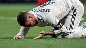 Sergio Ramos lamentó el empate a cero entre Real Madrid y Atlético.