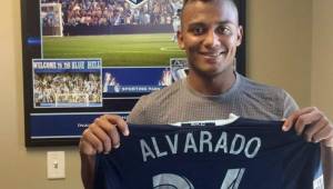 Ever Alvarado llegó en junio al Sporting Kansas City con mucha ilusión, pero al finalizar el torneo quedó con un mal sabor de boca por haber sido relegado a las reservas. Foto Cortesía