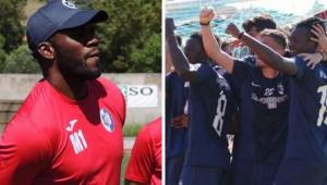 David Suazo ya dirigió su primer partido como director técnico del Carbonia