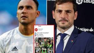 Los arqueros Keylor Navas e Iker Casillas fueron protagonistas de una encuesta del diario As.