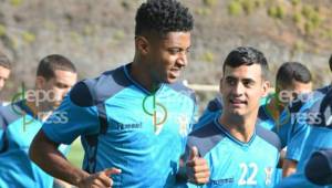 'Choco' Lozano realizó su primer entrenamiento de la temporada con el Tenerife. Foto Cortesía: Deporpress