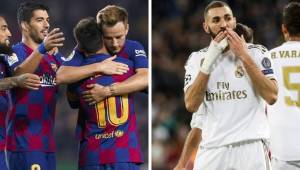 Barcelona y Real Madrid suman la misma cantidad de victorias en clásicos de Liga de España.