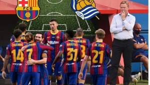 Barcelona juega este miércoles semifinales de la Supercopa de España ante la Real Sociedad (2:00 pm de Honduras). Koeman se quiere meter a la final del domingo.
