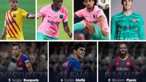 En su sitio oficial, el Barcelona ya ha colocado el número de camiseta que lucirán todos sus jugadores. Además, hay varios jóvenes que no tendrán ficha de primer equipo.