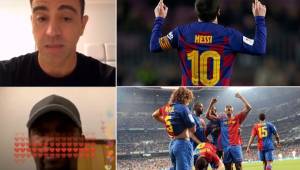 Xavi y Eto'o recordaron su paso por el Barcelona y coinciden de que a Messi le quedan por lo mucho siete años más de fútbol.