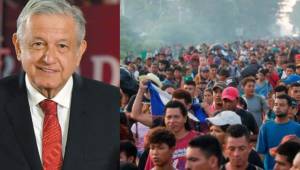 López Obrador catalogó de “rara” la caravana migrante.