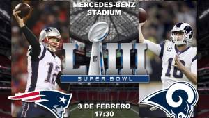 Tom Brady y Los Patriots se enfrentan a Jared Goff y los Rams, el Super Bowl LIII está a la vuelta de la esquina.