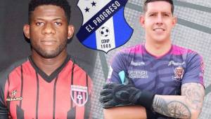 El delanter colombiano Jitson Mosquera y el portero Andrés Salazar firmaron con el Honduras Progreso.