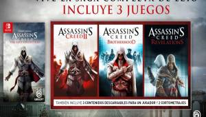 Assassin’s Creed: The Ezio Collection incluye tres juegos completos en uno solo. Además incluirá contenidos descargables.