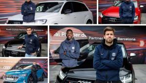 Lionel Messi y los jugadores del FC Barcelona ya lucen sus nuevos carros de la marca Audi. Conocé cuál escogieron, el de la 'Pulga' es uno de los mejores.