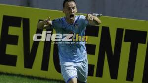 Gonzalo Klusener tiene ganando al Motagua tras convertir de cabeza el único gol que se ha convertido en el estadio Morazán.