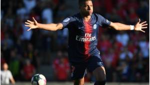 El joven delantero de PSG no podrá jugar en los próximos partidos de la ligue 1.