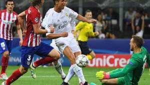 El delantero Cristiano Ronaldo ha sido uno de los verdugos del Atlético de Madrid en los partidos que han disputado en la Champions League. Foto Archivo