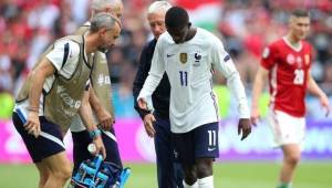 Ousmane Dembelé será operado de la rodilla y se pierde lo que resta de la Eurocopa.