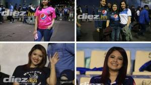 Te presentamos el lado más sexy de la final de la Liga de Concacaf entre Motagua y Saprissa. Las aficionadas del azul dicen presente. FOTOS: Andro Rodríguez y Ronal Aceituno.