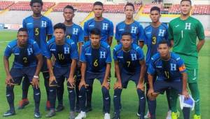 La Selección Sub-17 de Honduras que disputará el Premundial de Bradenton, Florida de la mano del entrenador José Valladares. Foto cortesía