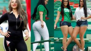 Las bellas chicas aparecieron por todas partes en el estadio Yankel Rosenthal donde se da el fenómeno que llegan las mujeres más lindas en Honduras.