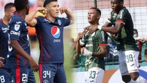Motagua y Marathón se verán las caras en cuartos de Liga Concacaf. El primer juego será en San Pedro Sula. Fotos DIEZ