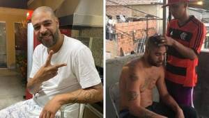 Adriano ha salido a desmentir la noticia de su muerte en Brasil. Subió dos imágenes en sus redes sociales.