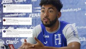 El defensor hondureño retrasó el papeleo para jugar con la Bicolor. En las redes sociales ha recibido muchas críticas.